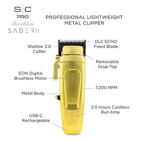 Stylecraft Saber II brushless motor delivers 7,200 rpm for precise cuts