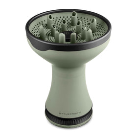 Stylecraft Sage Collection diffuser hair dryer defines curls with reduced frizz and added shine.