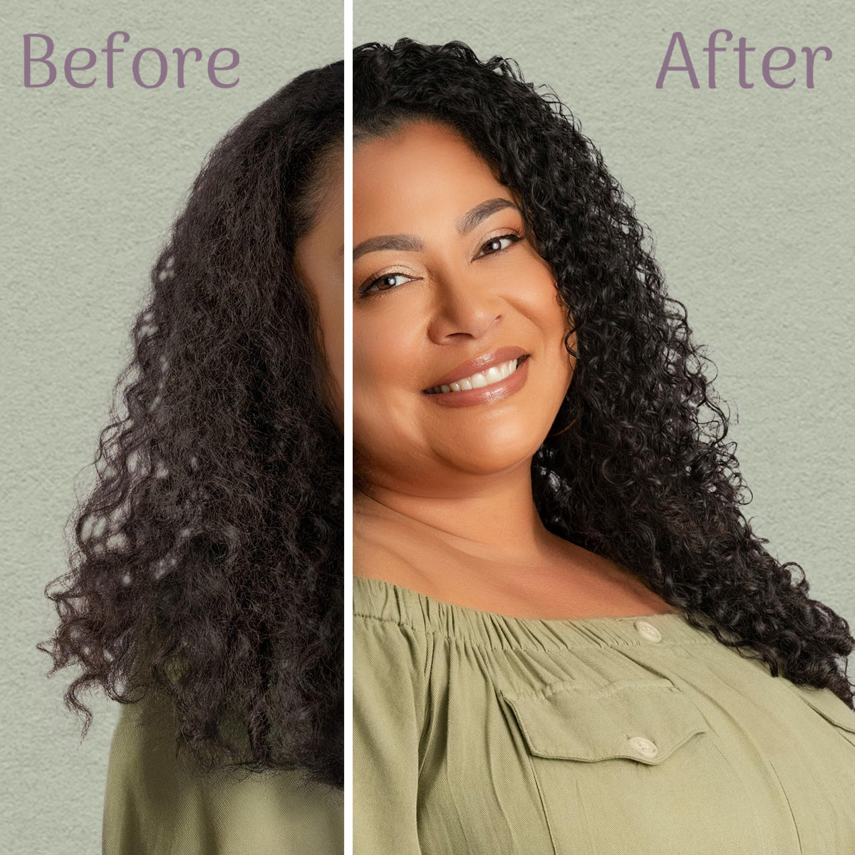 Stylecraft Sage Collection diffuser in action demonstrates effortless curls at home.