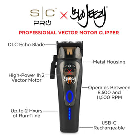 Stylecraft SC x 360 Jeezy DLC Echo blade detail for smooth trimming.