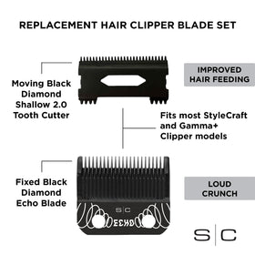 Stylecraft Shallow Tooth 2.0 cutter set for smoother cuts and reduced pulling.