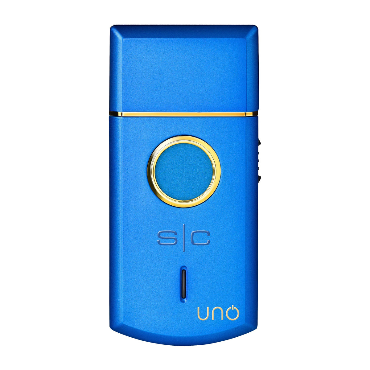 Stylecraft Uno shaver with protective cap, highlighting secure travel storage.