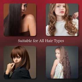 STYLEMATE air-cushioned pad reduces brush pressure during use.