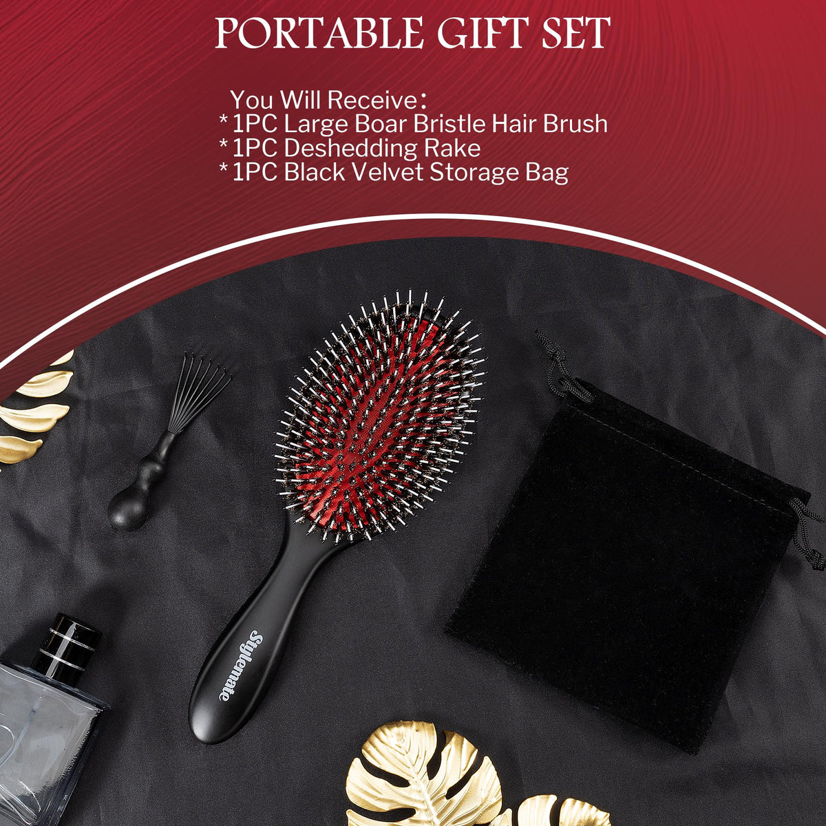STYLEMATE ergonomic non-slip handle ensures comfortable grip.