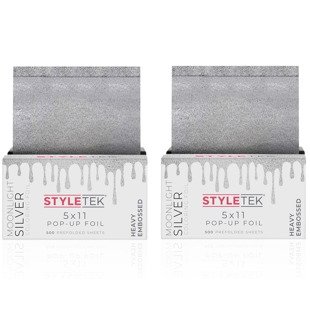 STYLETEK Moonlight Silver pop-up foils front cover for quick access