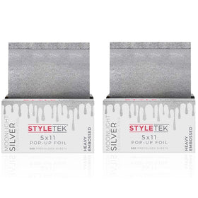 STYLETEK Moonlight Silver pop-up foils front cover for quick access