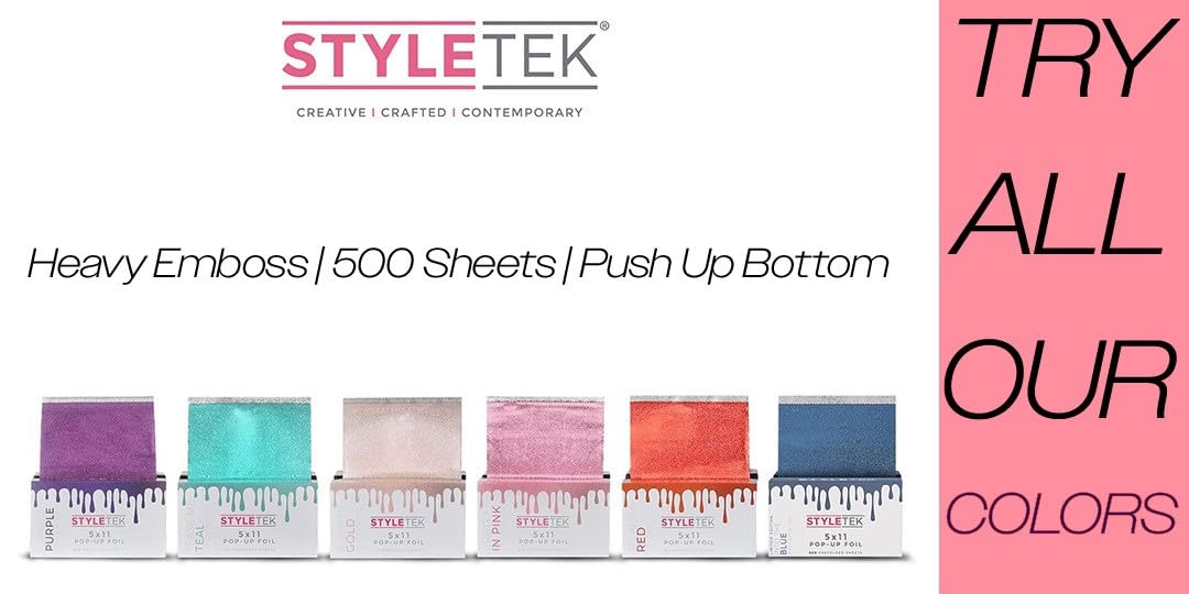 STYLETEK foil case ready for transport in a busy salon