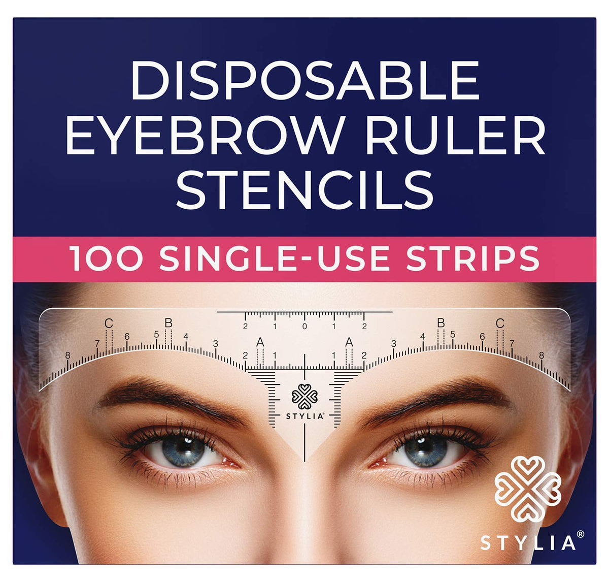 Stylia eye brow shaper simplifies achieving balanced arches quickly.