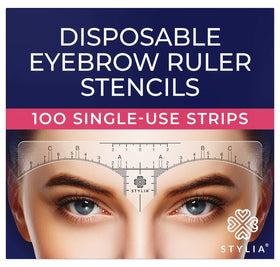 Stylia eye brow shaper simplifies achieving balanced arches quickly.
