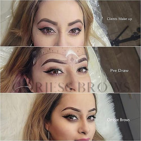 Stylia eyebrow ruler ensures precise measurements for consistent arches.