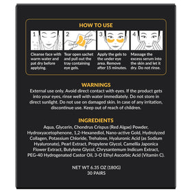 Stylia under-eye patches ready for an at-home spa-like experience.
