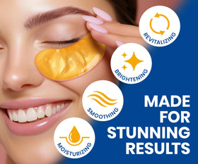 Stylia patches with Vitamin C and Hyaluronic Acid infusion for hydrated under-eye skin