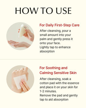 Skincare routine layout featuring SU:M Secret Essence for a refreshed complexion.