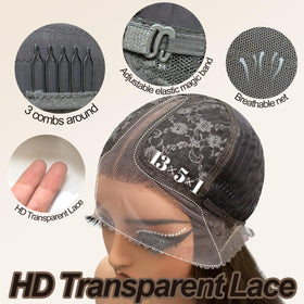 Su Mei.s glueless cap features secure fit with anti-slip interior.