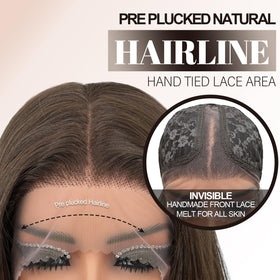 Su Mei.s 13x5x1 HD lace front creates natural, seamless appearance.