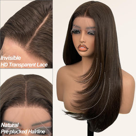 Su Mei.s pre-plucked hairline minimizes styling time and effort.