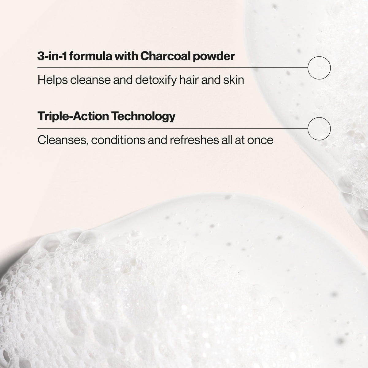Suave 3-in-1 label highlights detox and balanced cleanse for daily use.