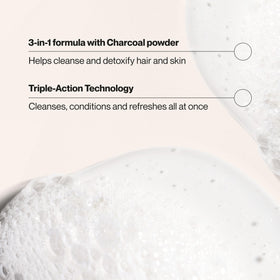 Suave 3-in-1 label highlights detox and balanced cleanse for daily use.