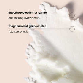 Graphic highlighting 48-hour protection against sweat and odor for daily wear.