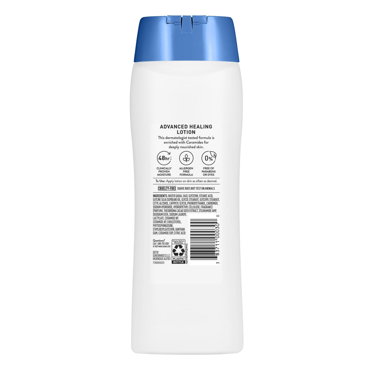 Home bathroom scene with Suave lotion on shelf for daily hydration.