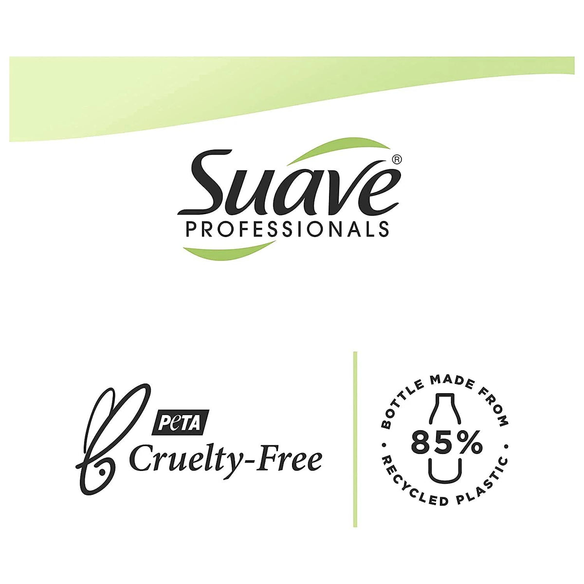 Lather action with rich foam from Suave Almond and Shea Butter shampoo.