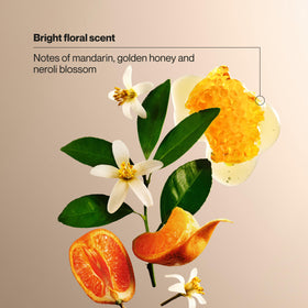 Suave Citrus Blossom Exfoliating Scrub & Wash on bathroom shelf