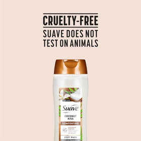Suave Coconut Kiss shower scene conveys spa-like daily luxury.