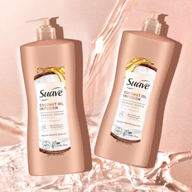 Suave Coconut Oil Damage Repair Shampoo pack-of-4 box shows value and convenience
