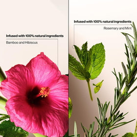 Suave Dry Shampoo ingredient scene highlights natural refresh