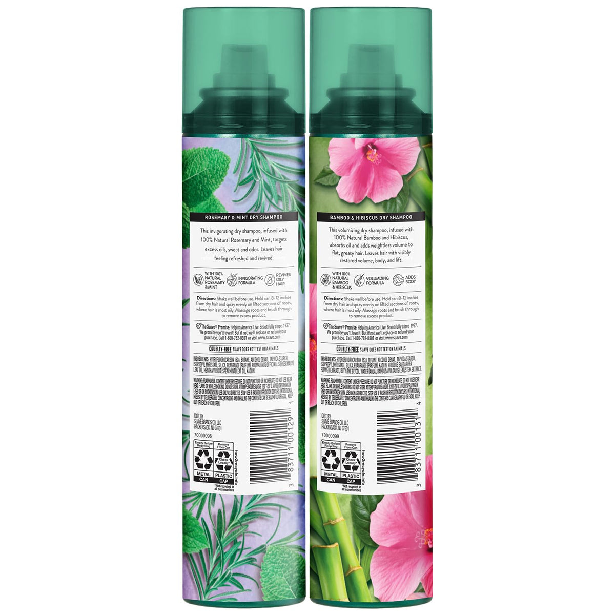 Suave Dry Shampoo Variety Pack inside box
