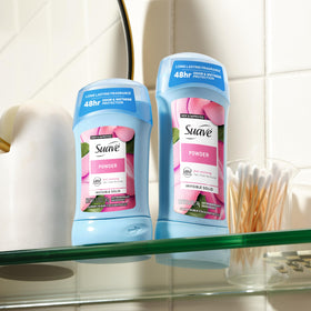 Fragrance-focused image highlighting rose water and aloe notes