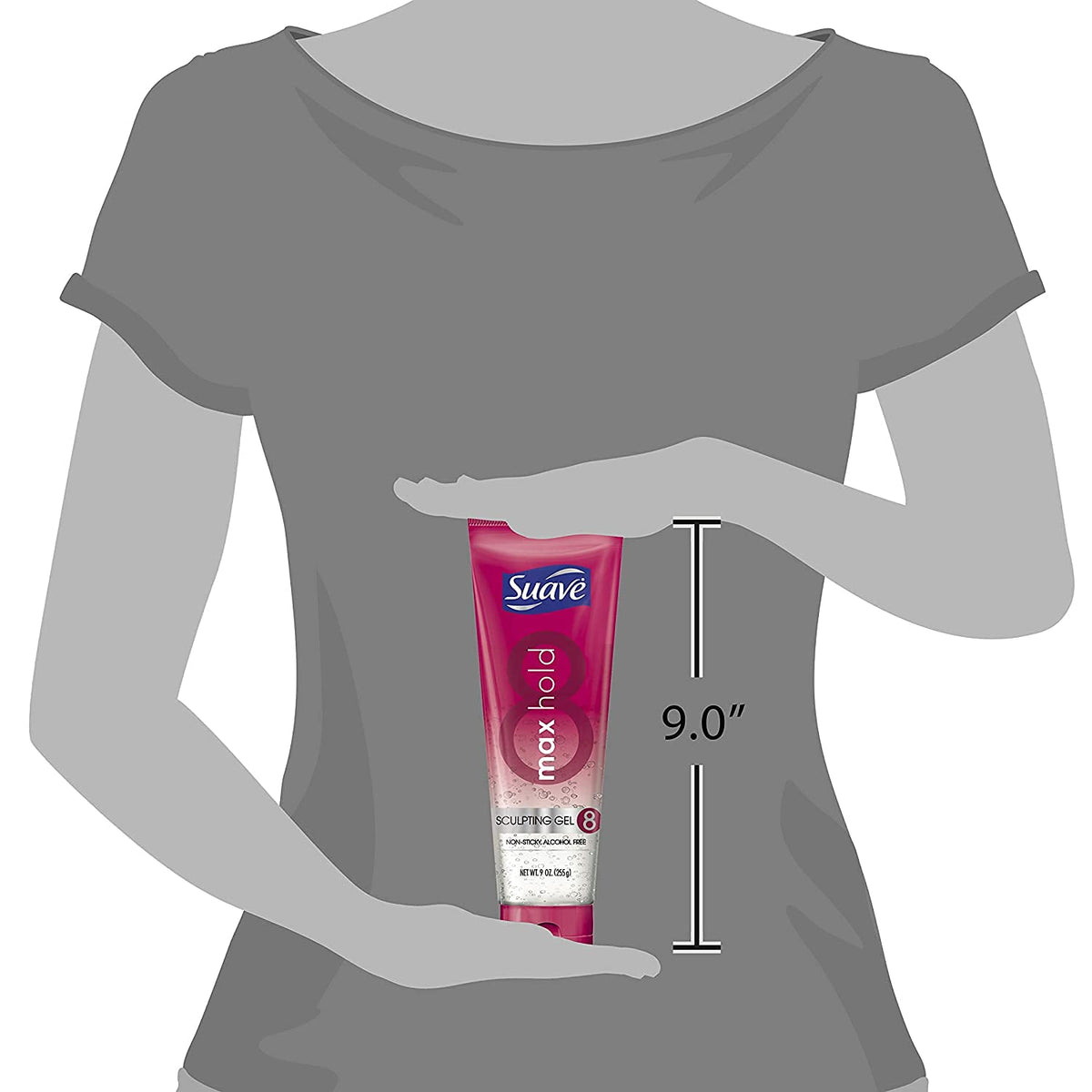 Suave Gel Style Lock creates defined, long-lasting shapes without heaviness.