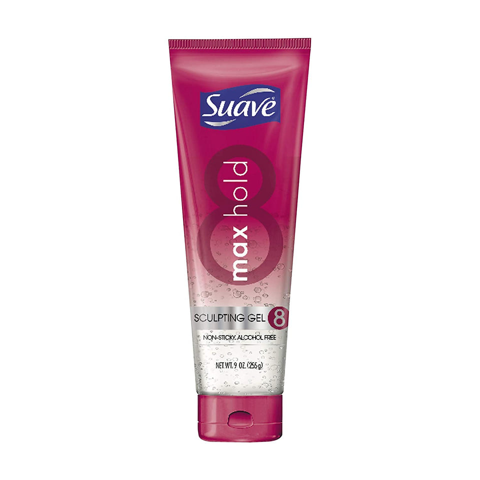 Suave Gel Style Lock 2-pack front view showing convenient styling kit for daily grooming.