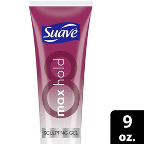 Suave Gel Style Lock two-pack display in grooming area for convenient storage.