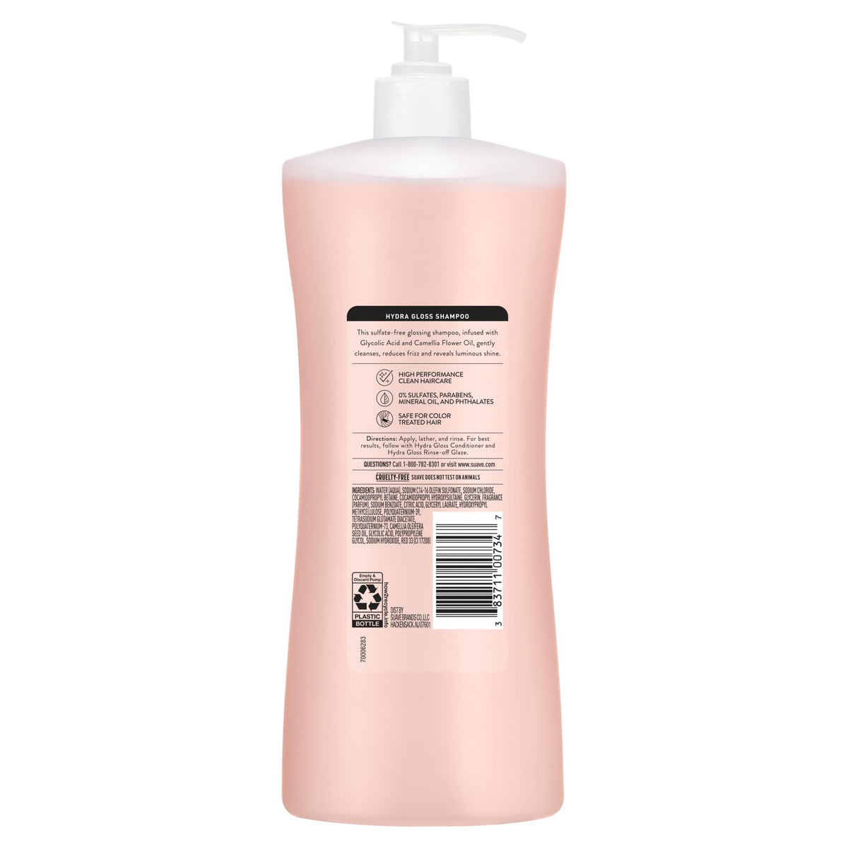 Glycolic acid aids smoothing the hair surface.