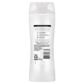 Suave Hydra Gloss Conditioner in shower bottle suggests daily use for frizz control.