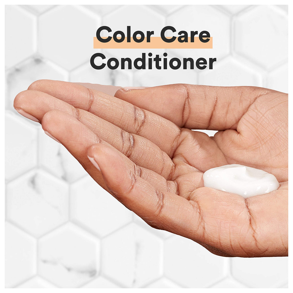 Suave Keratin Infusion Color Care Conditioner in shower for daily use.