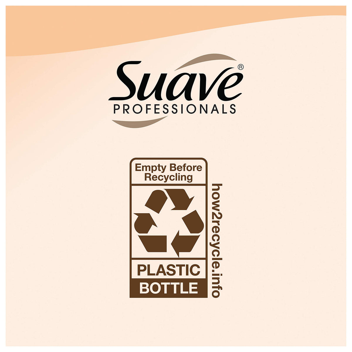 Suave Keratin Infusion Color Care Conditioner label close-up highlighting UV protection.