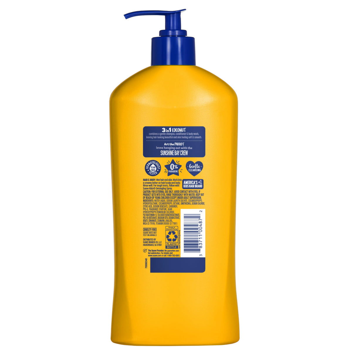 18 oz pump bottle designed for little hands and mess-free use