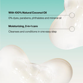Suave Kids Purely Fun 2-in-1 lather close-up shows mild formula