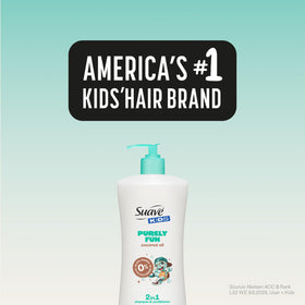 Cruelty-free Suave Kids Purely Fun packaging signals animal-friendly care