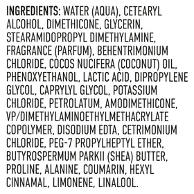 Pouring action of Suave leave-in conditioner demonstrates easy daily application.