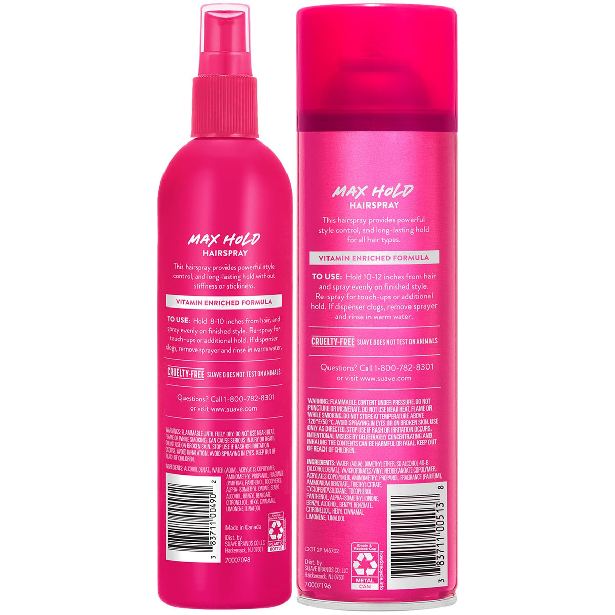 Suave Max Hold two-pack box makes a budget-friendly, ready-to-use bundle.