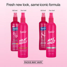 Suave Max Hold Unscented Hairspray 11oz provides strong, lasting hold