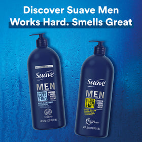 Suave ph-balanced formula bottle front highlights hair-friendly care for daily use.