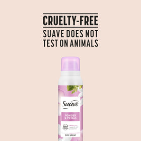 Suave Powder & Petals travel-ready pack for on-the-go use.