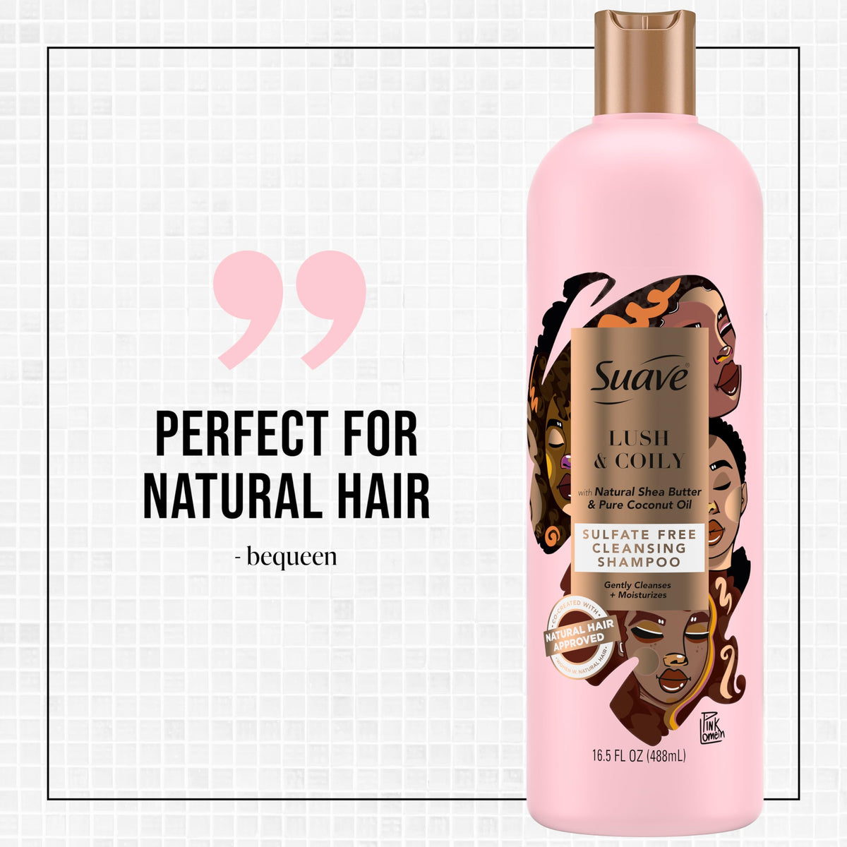 Suave Shea butter and coconut oil blend for curl definition and moisture