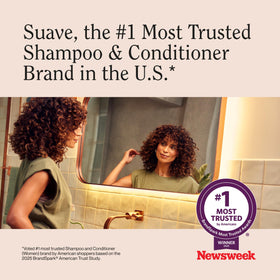 Four-pack packaging of Suave Silk Protein Infusion Sleek & Smooth conditioner