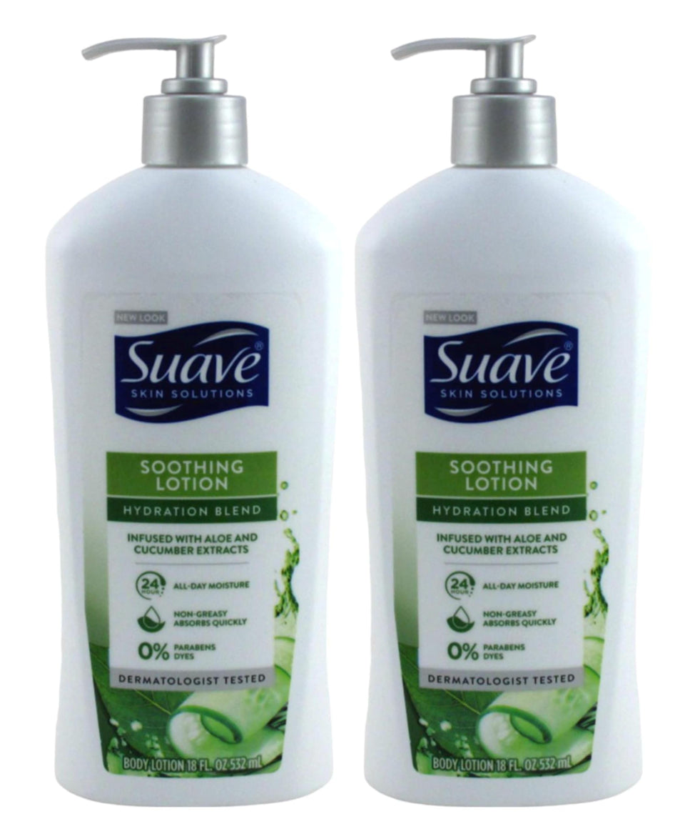Suave Skin Lotion pump bottle for everyday hydration and softness.