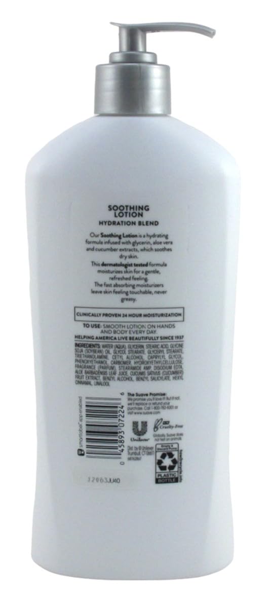 Suave Skin Lotion two-pack image showing value and convenience.